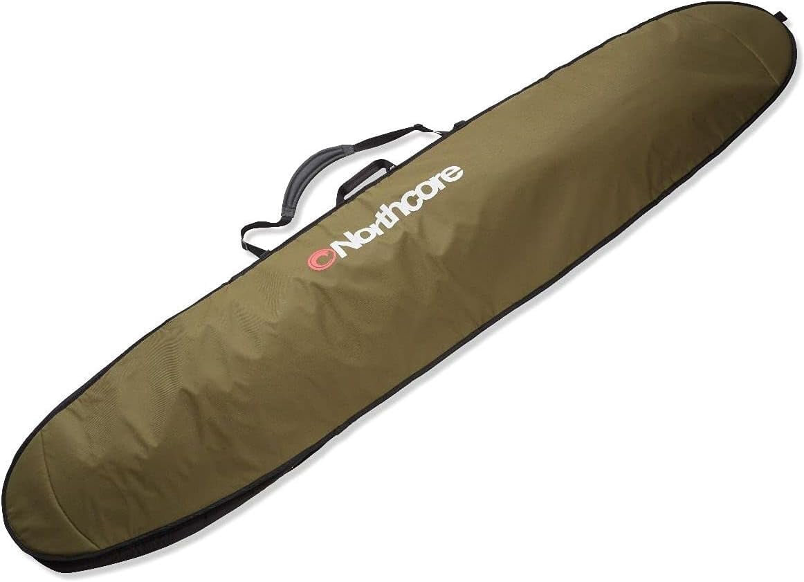 Northcore Addiction Mini-Mal Surfboard Bag - 7'6" Waterproof Silver Day Bag For Surfing