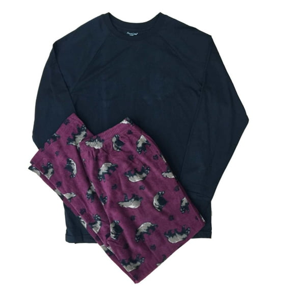 Northcrest Mens 2-Piece Grizzly Bear Sleepwear Pajama Set M