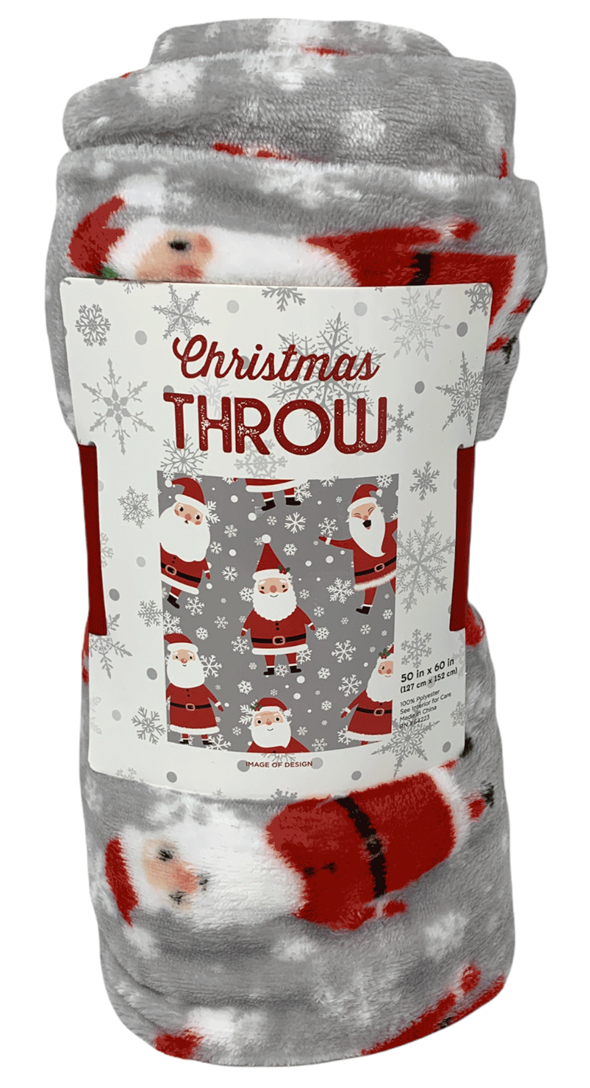Northeast Home Goods Christmas Winter Themed Throw Blanket, 50Inch x