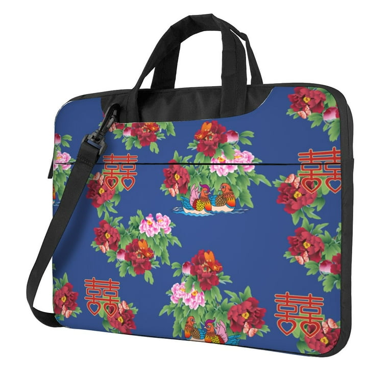 Northeast Print Laptop Bag Sleeve Case Rural style For Macbook Pro Lenovo 13 14 15 Briefcase Bag Shockproof Fun Computer Case Walmart