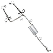 Northeastern Exhaust Catalytic Converter Muffler & Resonator Kit Direct Fit for 2007 2019 Nissan Frontier 4.0L Crew Cab 140" WB 73.3" Bed EPA Approved Stainless Steel