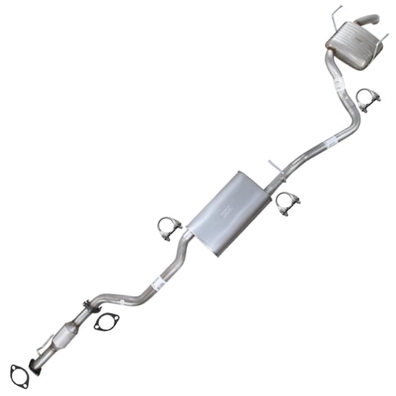 Northeastern Exhaust Catalytic Intermediate Muffler Extension & Resonator Pipe Kit Fits 2009-2017 Chevy Traverse 3.6L - EPA-Approved | Stainless Steel System Kit