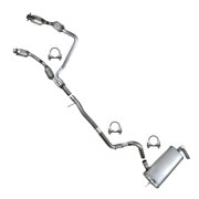 Northeastern Exhaust Catalytic Pipe Muffler Fits 2007-2011 Jeep Wrangler 3.8L 4 Doors - Direct Fit EPA-Approved | Stainless Steel Exhaust System
