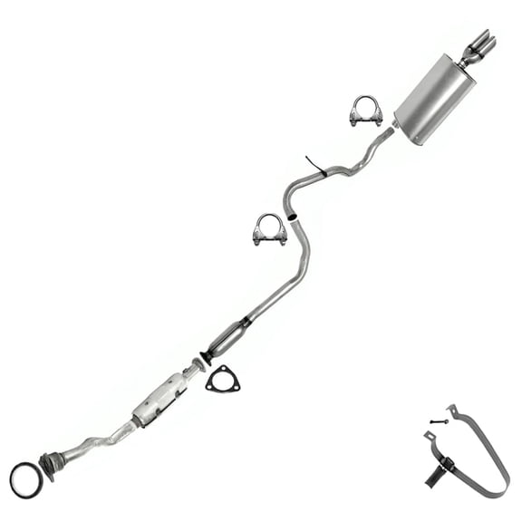 Northeastern Exhaust Catalytic, Resonator & Muffler Kit Fits 2002-2005 Chevrolet Cavalier 2.2L - Direct Fit EPA-Approved | Stainless Steel