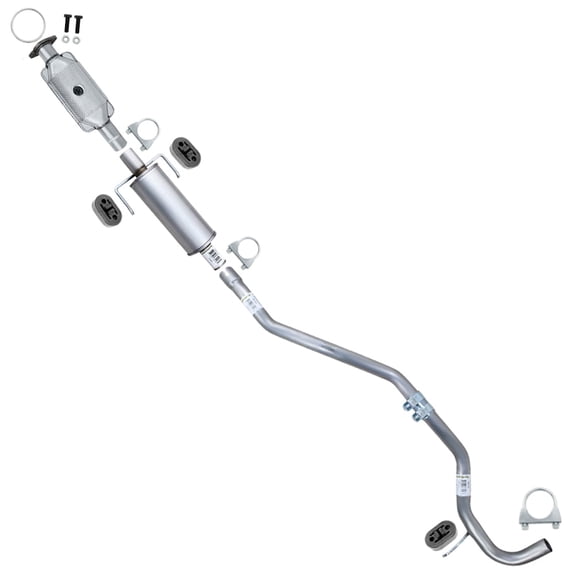 Northeastern Exhaust Catalytic w/ Resonator & Intermediate Pipe Kit Fits 2010-2012 Ford Fusion 2.5L - Direct Fit | EPA Approved | Stainless Steel