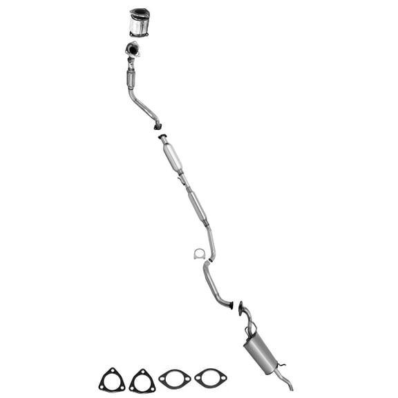 Northeastern Exhaust Complete Exhaust System Fits 2004–2008 Chevrolet Aveo 1.6L Sedan – Direct Fit | Includes Catalytic Converter, Flex Pipe, Resonator & Muffler