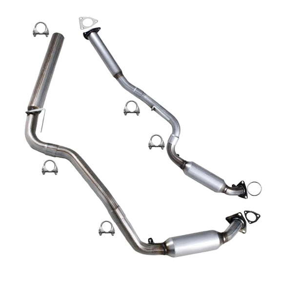 Northeastern Exhaust Driver & Passenger Side Catalytic Fits 2006-2010 GMC Savana 3500 & Chevy Express 3500 6.0L (Standard Cargo, Passenger & Extended Cargo Van Only) Direct Fit EPA | Stainless Steel