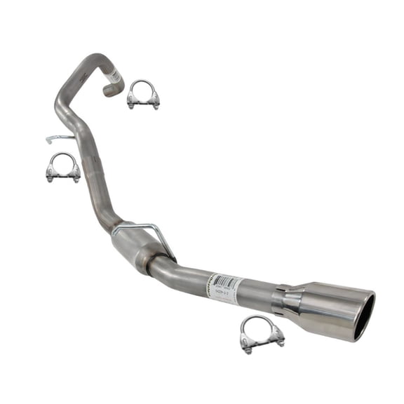 Northeastern Exhaust Driver Side Tail Pipe with Tip Fits 2011-2018 Ram 1500 5.7L - Direct Fit | Stainless Steel Exhaust