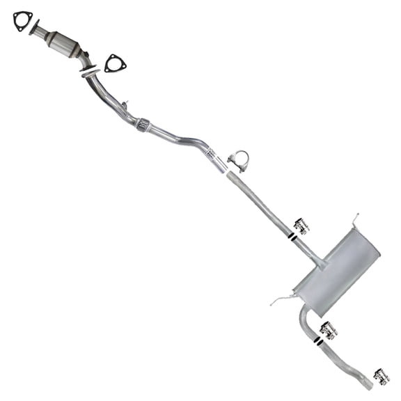 Northeastern Exhaust | EPA Approved Catalytic Converter w/ Flex Pipe & Muffler Kit Fits 19982005 VW Passat 1.8L- Direct-Fit Automotive Replacement Part | Includes Gaskets, Clamp & Sleeves