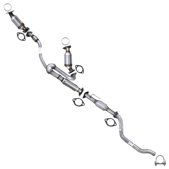 Northeastern Exhaust | EPA Approved Catalytic Converters with Exhaust Pipes Kit Fits 2015–2016 GMC Acadia 3.6L - Direct-Fit Automotive Replacement Part | Includes Clamp and Gasket
