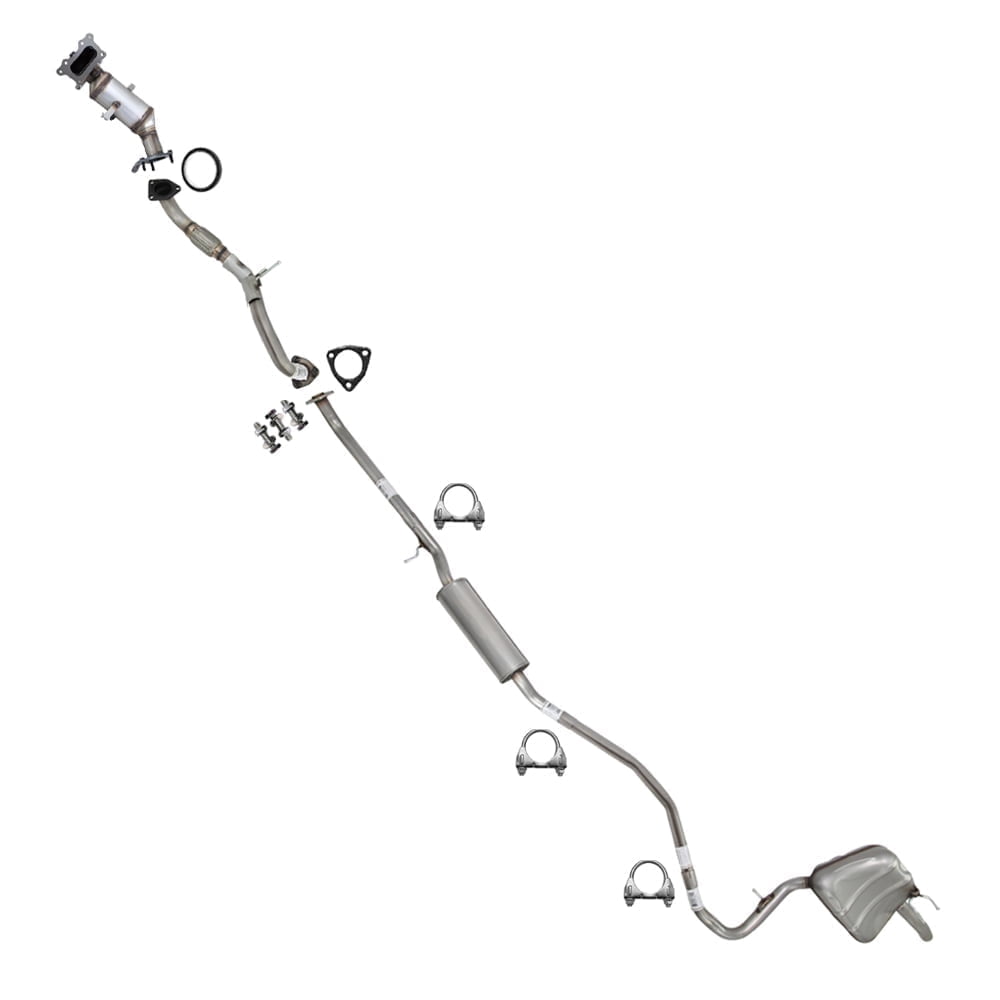 Northeastern Exhaust Catalytic and Front Pipe with Muffler Assembly Kit Fits 2016-2017 & 2020 Honda Civic 2.0L - Direct Fit EPA-Approved | Stainless Steel | Includes Gaskets, Bolt Kit, and Clamp