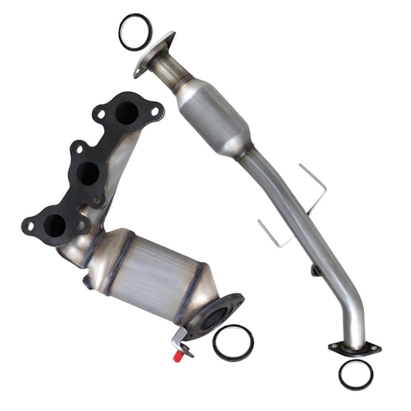 Northeastern Exhaust EPA Approved Front & Rear Catalytic Converters Fits 20012003 Toyota Sienna 3.0L