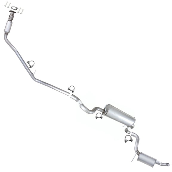Northeastern Exhaust | EPA Approved | Stainless Steel | Complete Exhaust System fits: 2008-2010 Town & Country, Grand Caravan 3.3L- Direct Fit | Includes Gasket, Clamp & Bolt Kit