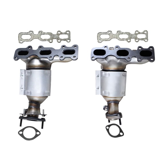 Northeastern Exhaust | EPA Approved | Stainless Steel | Pair of Manifold Converter fits: 2013-2018 Lincoln MKS, MKT, MKX & MKZ 3.7L- Direct-Fit | Includes Gasket