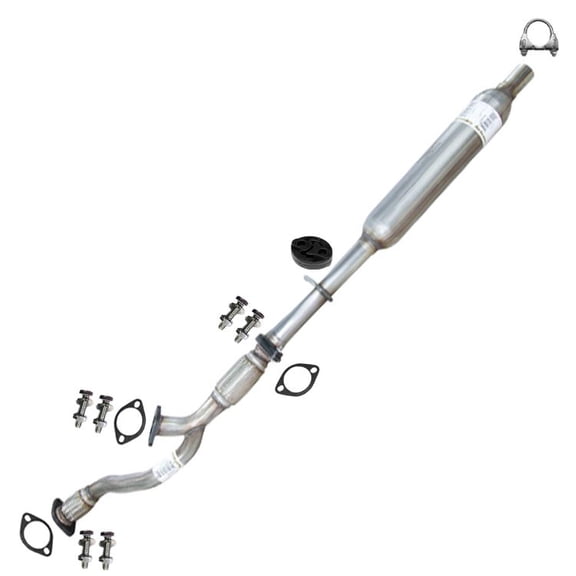 Northeastern Exhaust Flex Y-Pipe & Resonator Fits 2004 Chevrolet Malibu 3.5L - Direct Fit | Stainless Steel System Kit
