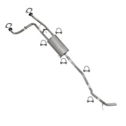 Northeastern Exhaust Front Pipe, Muffler & Tail Pipe Fits 2012-2017 Nissan NV3500 4.0L - Direct Fit | Stainless Steel Complete System