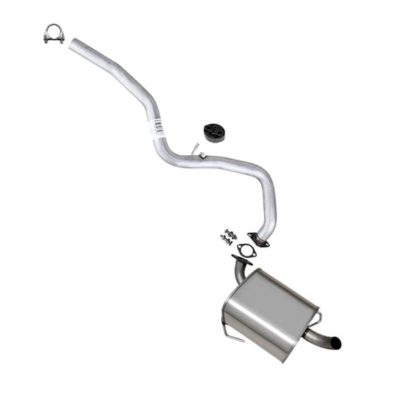 Northeastern Exhaust Intermediate Pipe & Muffler Fits 2010-2019 Subaru Outback 2.5L - Direct Fit | Stainless Steel System Kit