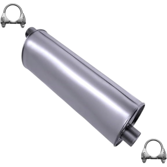 Northeastern Exhaust Muffler Fits 2000-2006 Chevrolet Tahoe 4.8L & 2000-2006 Chevrolet Tahoe 5.3L (For 2000 Models, Except Luxury Package) - Direct Fit | Stainless Steel