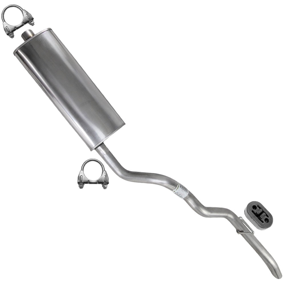Northeastern Exhaust Muffler & Tail Pipe Exhaust System Kit Fits 2002-2004 Jeep Grand Cherokee 4.0L 4.7L - Direct Fit | Stainless Steel
