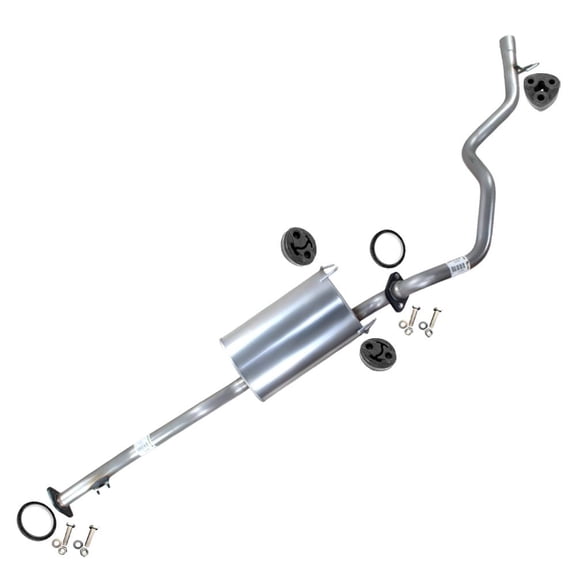 Northeastern Exhaust Muffler & Tail Pipe Fits 1999-2000 Toyota 4Runner 3.4L (Federal Emissions Models Only) - Direct Fit | Stainless Steel Exhaust System