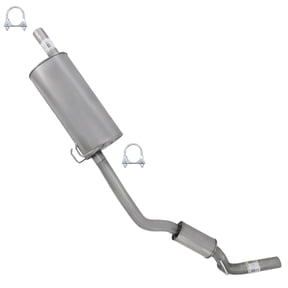Northeastern Exhaust Muffler and Tail Pipe Kit Fits 2013-2018 Ram 1500 3.6L - Direct Fit | Stainless Steel