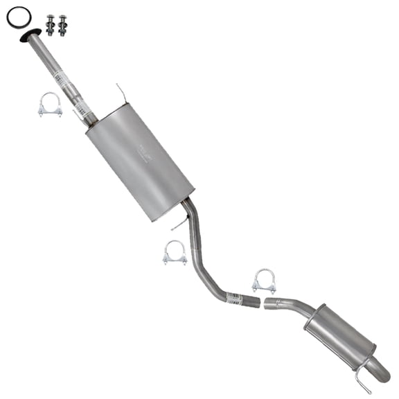 Northeastern Exhaust Muffler and Tail Pipe Kit Fits 2014-2019 Toyota Highlander 3.5L - Direct-Fit | Stainless Steel