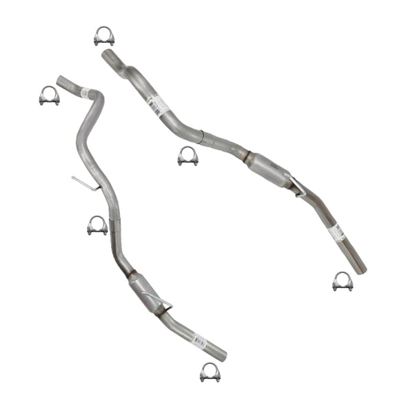Northeastern Exhaust Pair of Tail Pipes Fits 2011-2018 RAM 1500 5.7L (With Resonator Models Only) - Direct Fit | Stainless Steel