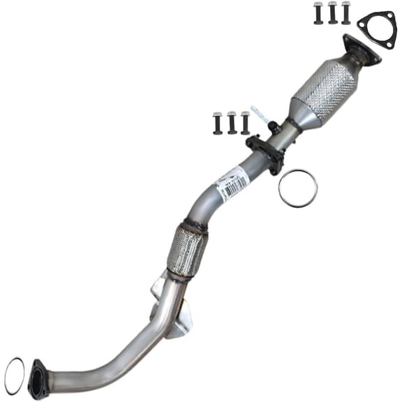 Northeastern Exhaust Rear Catalytic & Front Flex Pipe Exhaust System Kit Fits 2015-2016 Honda CR-V 2.4L - Direct Fit EPA-Approved | Stainless Steel
