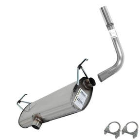 Northeastern Exhaust Rear Muffler & Tail Pipe Fits 2008-2010 Chevy Malibu 3.5L - Direct Fit | Stainless Steel