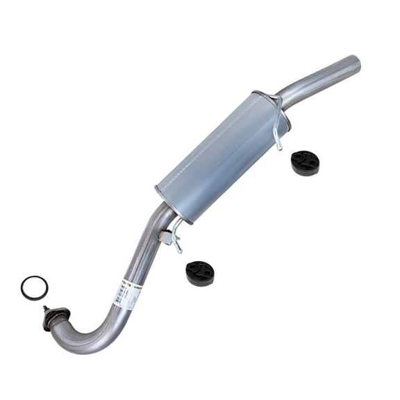 Northeastern Exhaust Rear Muffler with Hanger Fits 2001-2004 Nissan Pathfinder 3.5L - Direct Fit | Stainless Steel