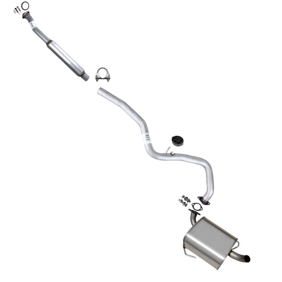 Northeastern Exhaust Resonator Assembly, Intermediate Pipe & Muffler Fits 2010-2019 Subaru Outback 2.5L - Direct Fit | Stainless Steel System Kit
