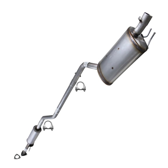 Northeastern Exhaust Resonator Pipe, Intermediate Pipe & Muffler Fits 2013-2017 Honda Accord 2.4L (Non-Sport Models Only) - Direct Fit | Stainless Steel System Kit