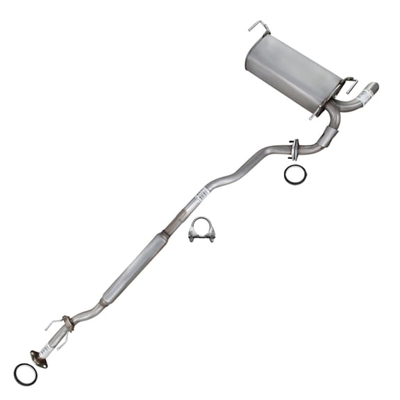 Northeastern Exhaust Resonator Pipe & Muffler Fits 2011-2017 Nissan Juke 1.6L - Direct Fit | Stainless Steel System Kit
