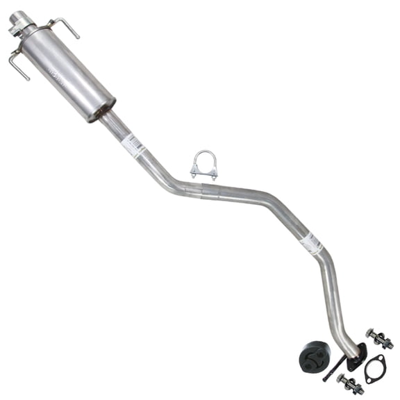 Northeastern Exhaust Resonator Pipe with Hanger Fits 2009-2013 Mazda 6 2.5L & 3.7L - Direct Fit | Stainless Steel