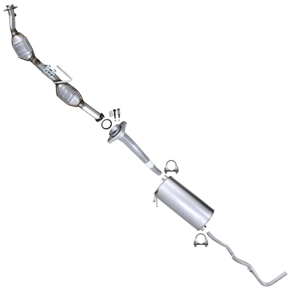 Northeastern Exhaust Stainless Steel Catalytic Converter Extension Pipe Muffler Tail Pipe Fits 20072011 Ford Ranger and Mazda B2300 2.3L  Direct Fit