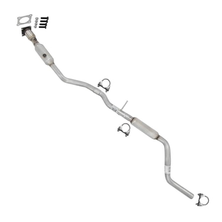 Northeastern Exhaust Catalytic & Resonator Pipe System Kit Fits 2009–2020 Dodge Journey 2.4L SUV – Direct Fit with EPA-Approved | Stainless Steel