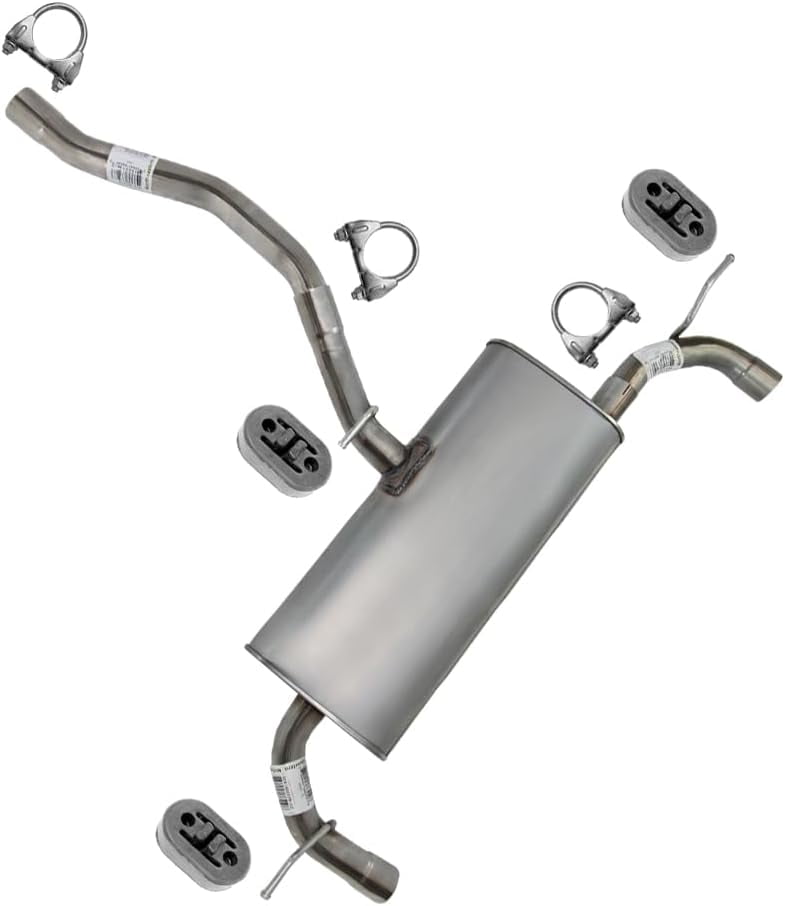 Northeastern Exhaust Stainless Steel Exhaust Extension Pipe & Muffler Kit Fits 2012–2014 Ford Edge 2.0L & 2011–2014 Ford Edge 3.5L – Direct Fit