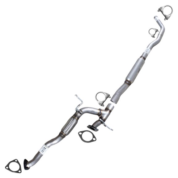 Northeastern Exhaust | Stainless Steel Exhaust Front Flex Y-Pipe & Resonator Exhaust System Kit Fits 20142018 Jeep Cherokee 3.2L SUV Direct Fit