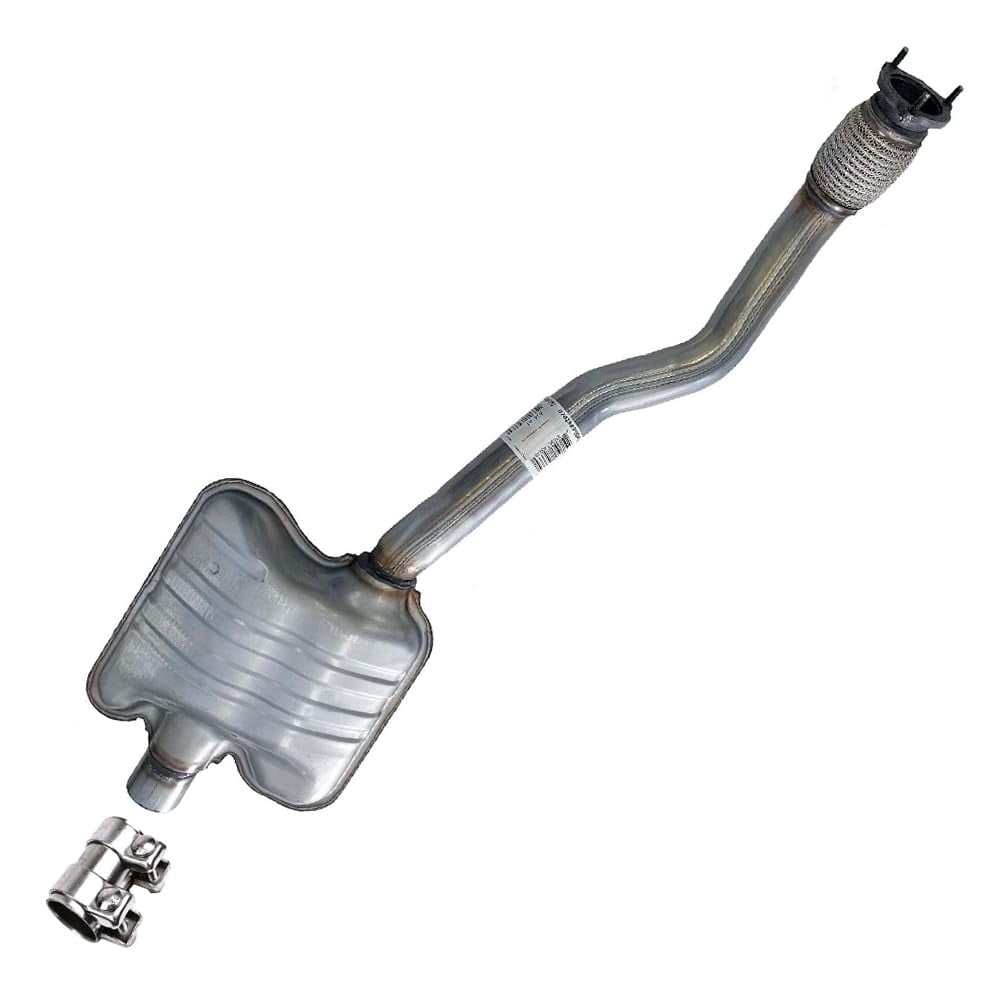 Northeastern Exhaust | Stainless Steel Exhaust Muffler Compatible for Audi A4 2009–2013, A4 Quattro 2009–2012, A5 & A5 Quattro 2010–2011 2.0L | Free Sleeve Included