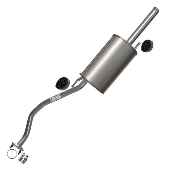 Northeastern Exhaust | Stainless Steel Exhaust Muffler Compatible for Nissan Versa 20122018 1.6L | Free Gasket, Hanger, Bolts & Nuts Included | Direct-Fit | Automotive Replacement Part