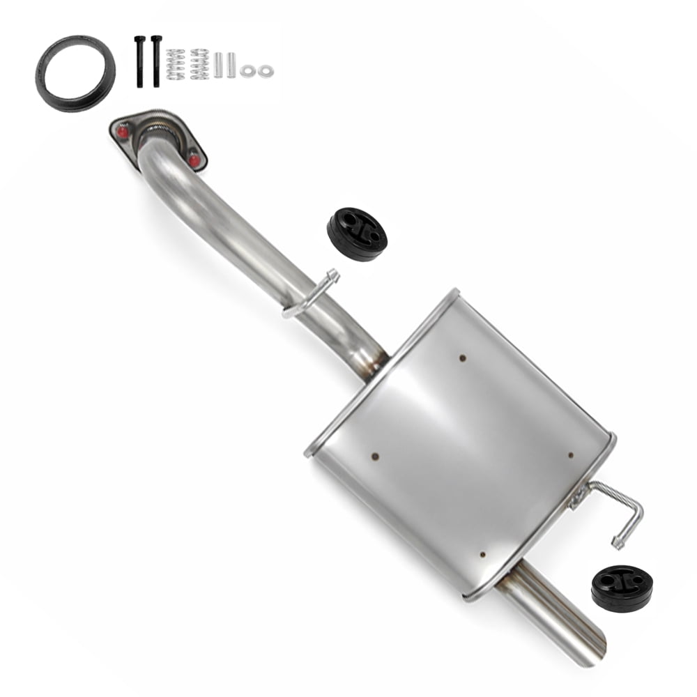 Northeastern Exhaust | Stainless Steel | Exhaust Muffler Tail Pipe Compatible for Toyota Yaris 2006-2015 1.5L - Includes Gasket, Hangers and  Bolt Kit - Direct Fit