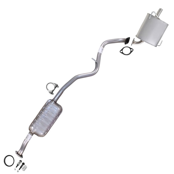 Northeastern Exhaust Stainless Steel Exhaust Resonator & Muffler Exhaust Kit Fits Subaru Legacy 2010–2015 2.5L | Direct-Fit Automotive Replacement Part