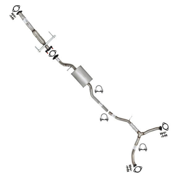 Northeastern Exhaust Stainless Steel Flex Pipe Resonator Y-Pipe Kit Fits 2007 Mazda CX-9 3.5L & 20082012 Mazda CX-9 3.7L Direct Fit