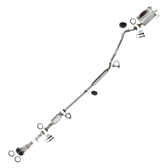 Northeastern Exhaust | Stainless Steel Front Pipe, Catalytic Converter, Resonator & Muffler Exhaust System Kit Compatible for Honda CR-V 19972001 2.0L | EPA-Approved | Direct-Fit | Automotive Replac