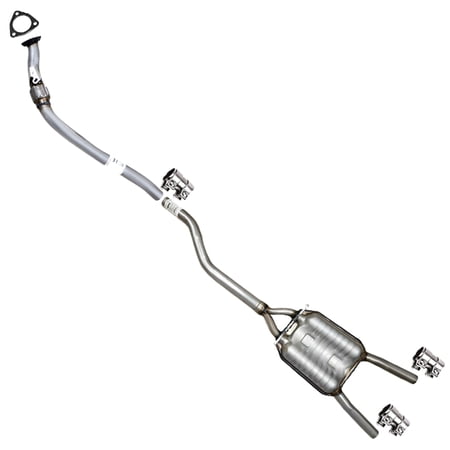 Northeastern Exhaust | Stainless Steel Front Pipe & Resonator Kit Fits 2005–2008 Audi A4 Quattro 2.0L | Direct Fit | Includes Gaskets & Sleeves