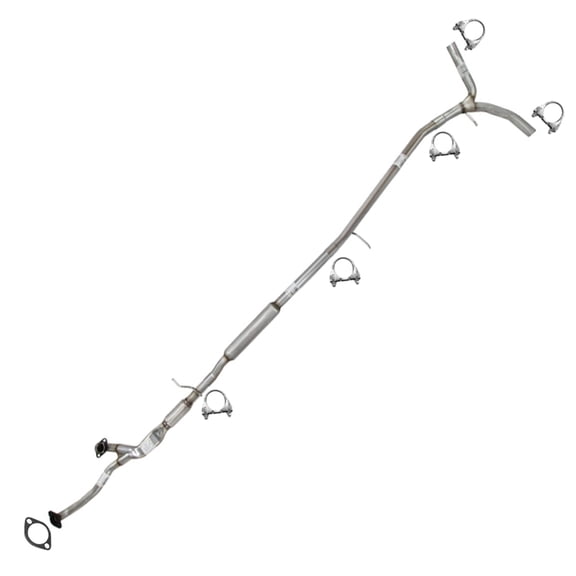 Northeastern Exhaust Stainless Steel Front Y-Pipe, Resonator & Rear Y-Pipe Exhaust System Kit Fits 2013-2019 Ford Flex 3.5L SUV Direct Fit