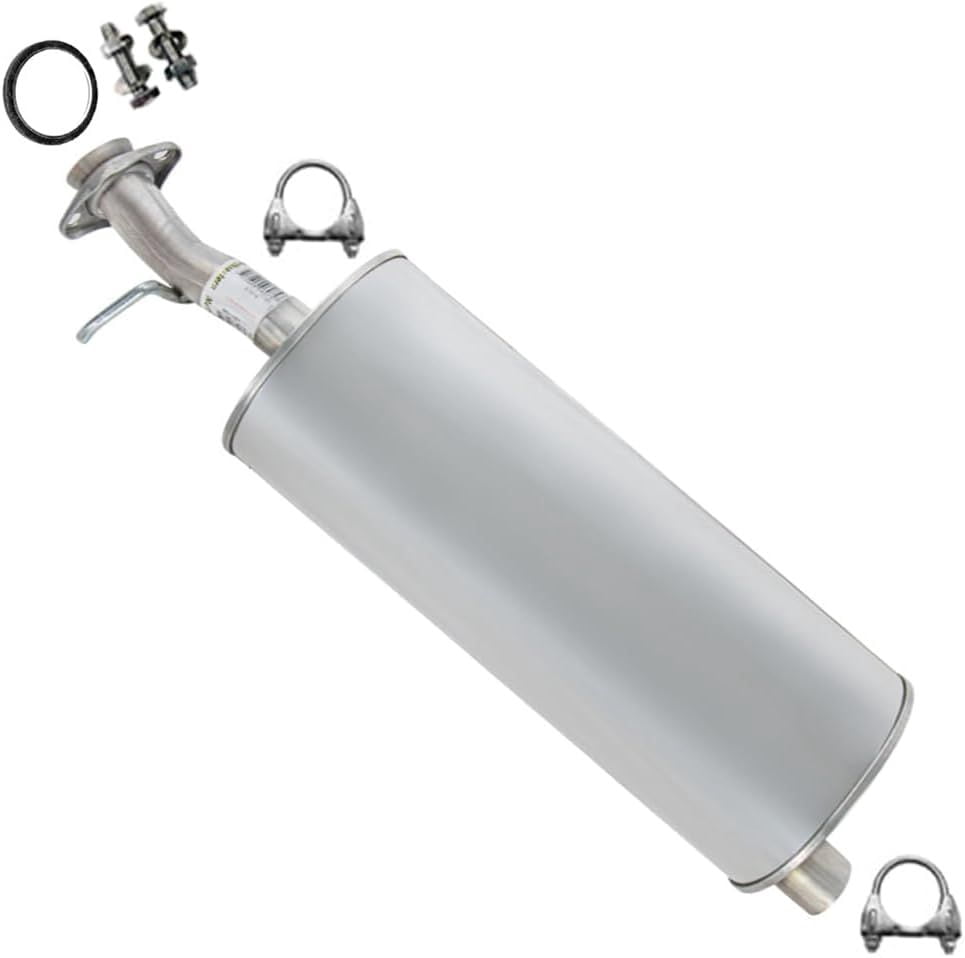 Northeastern Exhaust | Stainless Steel Intermediate Pipe & Muffler Exhaust System Kit Fits 2002-2005 Ford Explorer 4.0L & 2002-2005 Ford Explorer 4.6L SUV - Direct Fit