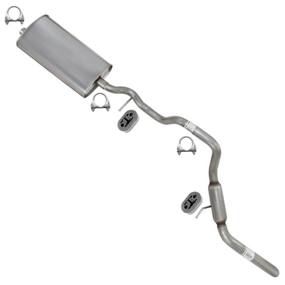 Northeastern Exhaust | Stainless Steel Muffler, Extension Pipe & Tail Pipe Fits 20062010 Mercury Mountaineer 4.0L - Direct-Fit Automotive Replacement Part | Includes Clamp and Hanger