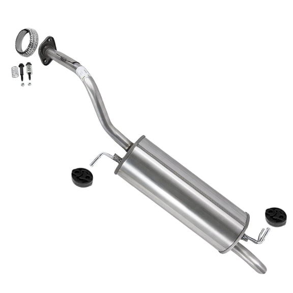 Northeastern Exhaust Stainless Steel Muffler Fits 2004-2009 Toyota Prius 1.5L | Includes Gasket, Hangers and Bolt Kit - Direct-Fit