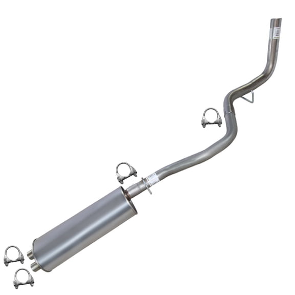 Northeastern Exhaust | Stainless Steel Muffler & Tail Pipe Kit Fits 19961998 Chevrolet C2500 5.7L Truck Direct Fit